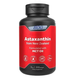 OEM/ODM Naturalis New Zealand astaxantina da capsule softgel senza glutine di soia Non ogm di microalghe coltivate Sustaibaly