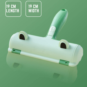 Removedor de Pelo de Perro y Gato con Forma de Rana, Fácil de Limpiar, Cepillo Adhesivo Reutilizable, Rodillo Quitapelusas de Plástico, Accesorios para Mascotas para Alfombras y Muebles - Product Image 2