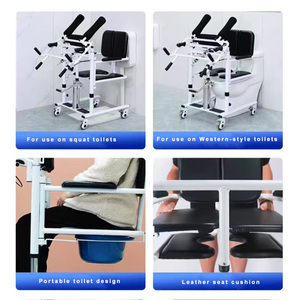 <span class=keywords><strong>Silla</strong></span> <span class=keywords><strong>de</strong></span> Transferencia Hidráulica Multifuncional para Discapacitados, Acero al Carbono, 200kg <span class=keywords><strong>de</strong></span> Capacidad, Ruedas con Freno Silencioso, <span class=keywords><strong>Silla</strong></span> Elevadora, Elevador <span class=keywords><strong>de</strong></span> Pacientes CE - Product Image 3