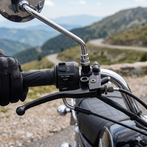 Ensemble universel de leviers d'embrayage gauche et de frein droit pour <span class=keywords><strong>moto</strong></span>, fixation sur guidon, pour CG125 WY125, pièces de rechange pour <span class=keywords><strong>moto</strong></span> tout-terrain - Product Image 3
