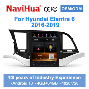 Navihua Upgrade Hyundai Elantra 6 2016-2019 Auto GPS Navigation Touch Screen Radio Stereo Auto Android Screen Car <b>DVD</b> <b>Player</b> - Product Image 1