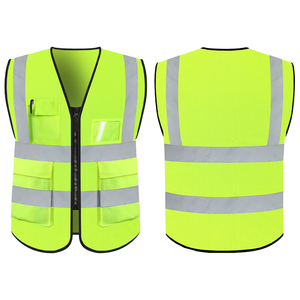 Giacca di sicurezza ad alta visibilità con gilet riflettente con tasche - Product Image 6