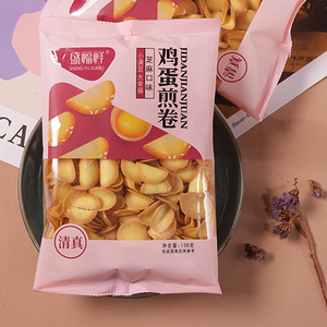 Ngon buổi chiều trà Snack tùy chỉnh nhãn hiệu riêng bánh quy Cookie giòn kết cấu trứng cuộn ngọt trứng chiên CuộN - Product Image 5