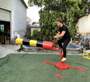 EASYFUN Juego Inflable Personalizado Wipeout Bike Standing Challenge con Brazo de Barrido, Juego de Carnaval Wipeout para <span class=keywords><strong>Alquiler</strong></span> - Product Image 5