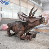 Modèle de dinosaure animatronique pour parc à thème, dinosaures géants animatroniques d'extérieur, dinosaures réalistes pour parcs d'aventure à vendre