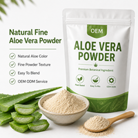 Poudre d'extrait de gel d'aloe vera séché par pulvérisation de haute qualité, qualité alimentaire, OEM, ODM, marque privée, vente en gros, approvisionnement en vrac, directement de l'usine