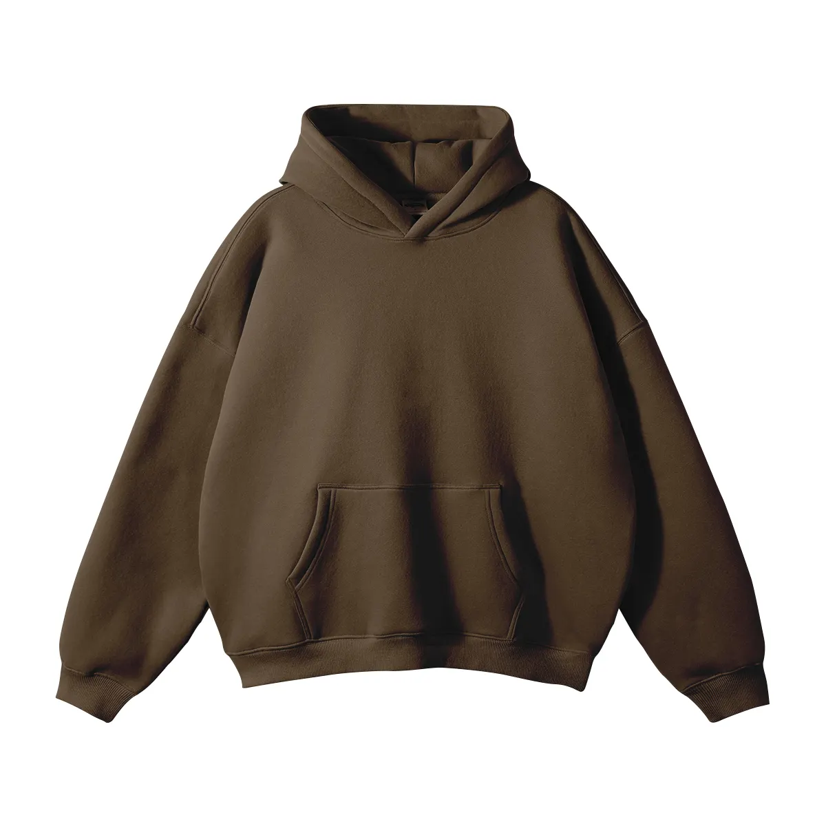 Sweat à capuche surdimensionné et lourd 380Gsm de haute qualité, sweats à capuche personnalisés avec logo d'impression bouffante pour hommes