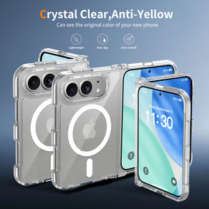 Étui de téléphone magnétique transparent anti-jaunissement résistant aux chocs pour iPhone 18 Fold, étui de téléphone transparent ultra-fin pour 18 Pro Max - Product Image 2