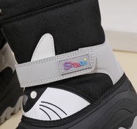 Bottes de neige pour enfants, bottes de neige plates pour filles, violettes et en fourrure épaisse, chaudes et antidérapantes