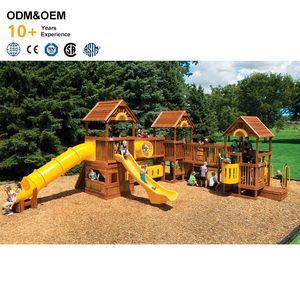 Équipement de terrain de jeu en bois personnalisé, château en bois d'extérieur, terrain de jeu pour enfants, parc naturel, équipement de jeu en bois pour enfants - Product Image 3