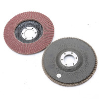 Disque à lamelles en oxyde d'aluminium de 125 mm (5 pouces) avec support en fibre de verre pour outils abrasifs de finition et de brossage