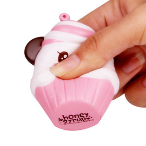 Pu Foam Slow <b>Rebound</b> Panda Cupcake Fidget Toy For Kids 2 To 4 Years Unisex - Product Image 5