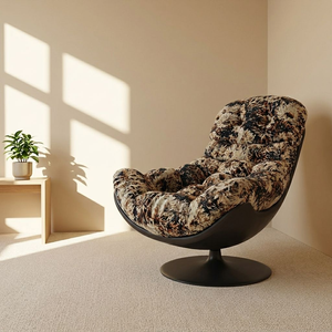 Italian Style Minimalist Tufted Single Seat Chair Accessible Luxury <b>Bean</b> <b>Bag</b> for Living Room Balcony Lounge Bar Leisure - Product Image 5