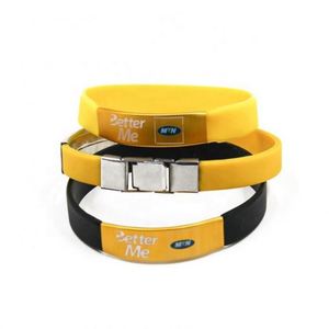 Bracelets de sport en silicone personnalisés avec logo imprimé, respectueux de l'environnement - Product Image 5