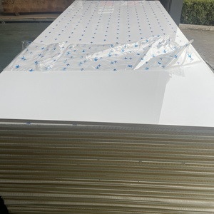 لوح <span class=keywords><strong>MDF</strong></span> أبيض عالي اللمعان مقاس 4×9 18 مم، لوح متوسط الكثافة مقاوم للخدش لباب خزانة الملابس - Product Image 3