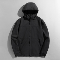 Veste coupe-vent colorée pour homme, imperméable, à capuche, coupe-vent, légère, veste de pluie, randonnée en plein air, camping, veste de protection