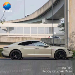 Pegatinas de película de coche para mascotas, envoltura de lámina autoadhesiva de <span class=keywords><strong>vinilo</strong></span> de 1,52x18m, sin aire, <span class=keywords><strong>Color</strong></span> gris, de alta calidad, Super Cristal, cambio de <span class=keywords><strong>Color</strong></span>, PVC - Product Image 3