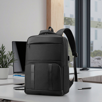 Vente en gros de sac à dos pour ordinateur portable de grande capacité avec logo personnalisé sac à bandoulière universitaire durable sac pour ordinateur d'étudiant USB étanche