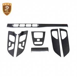 Couvercle de tableau de bord de voiture en Fiber de carbone de Style OEM, panneau central intérieur décoratif pour <span class=keywords><strong>Mercedes</strong></span> Bens GLE <span class=keywords><strong>coupé</strong></span> C167 - Product Image 1