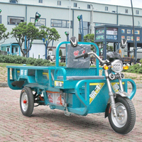 Haute qualité en acier déchargement automatique Tricycle électrique à trois roues Cargo moto corps ouvert certifié EEC 400kg + charge utile
