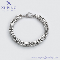 XUPING T000835032 Diseño de cadena original Antiguo Real Simple Cool Moda Acero inoxidable Pulsera de joyería de acero inoxidable