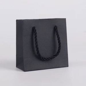 Sac cadeau en papier ultra-luxe, écologique, durable, de petite taille, avec poignée, pour mariage, shopping, décoration - Product Image 1