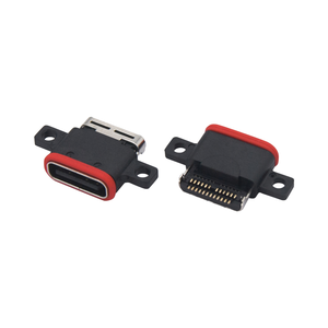 Conector USB Tipo C Hembra DSC-0216 de 16 Pines, IP67 Impermeable, Montaje Superficial, Carcasa Sin Blindaje, Material PA46 UL94V-O, 5A - Product Image 4