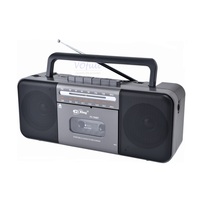 Lecteur de cassette Vofull, lecteur de musique portable, double haut-parleur, DC 6V, radio MP3
