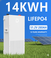 Module de batterie de stockage d'énergie solaire Dyness PowerBrick 14,336 kWh 51,2 V 280 Ah LiFePO4, entrepôt UE, jusqu'à 50 unités, pack lithium-ion