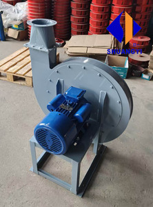 9-16 고압 원심 유도 흐름 팬 분진 제거 블로워 모터 달팽이형 팬 식당 주방 환기 카본 - Product Image 2