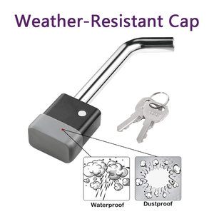 अनुकूलित ट्रेलर हिच रिसीवर लॉक पैडलॉक शैली और स्विस हेड दिया 5/8 इंच फिट बाइक रैक ट्रे बॉल माउंट - Product Image 4