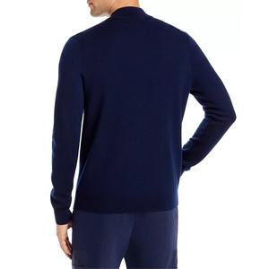 <span class=keywords><strong>Cardigan</strong></span> in Cashmere da uomo con cerniera piena in maglia invernale color <span class=keywords><strong>cammello</strong></span> chiaro su misura - Product Image 3