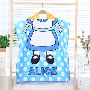 Fourniture directe du fabricant enfants peignoir en microfibre cape imprimé dessin animé natation serviette <span class=keywords><strong>de</strong></span> <span class=keywords><strong>bain</strong></span> pour salle <span class=keywords><strong>de</strong></span> <span class=keywords><strong>bain</strong></span> groupe d'âge enfant - Product Image 4