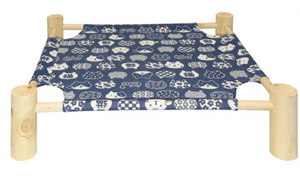 Pet camping bed summer cat and <b>dog</b> nest wooden all-season cat <b>mat</b> removable washable breathable cat bed camping bed - Product Image 6