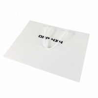 Sac cadeau en papier personnalisé avec impression de marque, sac de shopping en papier d'art avec poignée pour boutique