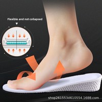 Coussinets de talon rehaussants en EVA, absorbants les chocs, anti-odeurs et anti-transpiration pour chaussures homme et femme