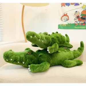 Yanxiannv cpc 145cm mainan mewah murah kustom boneka hewan untuk anak-anak mainan mewah buaya hijau