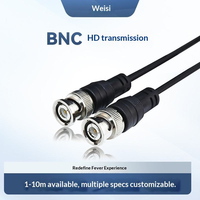 Cable coaxial BNC macho a macho RG59 para monitoreo de video, cable de extensión DVR personalizable 75-3-5