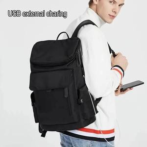 <b>17</b> Inch PU Quality <b>Laptop</b> <b>Backpack</b> Men Waterproof Softback Travel Rucksack Usb Charging Port Anti-theft Features Polyester - Product Image 6