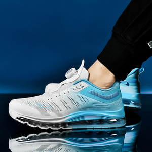 Thương Hiệu Logo Tùy Chỉnh Cộng Với Kích Thước EU <span class=keywords><strong>47</strong></span> 48 Người Đàn Ông Thể Thao Sneakers Đầy Đủ Duy Nhất Đệm Không Khí Trống Lưới Giản Dị Giày Chạy Cho Nam Giới - Product Image 5