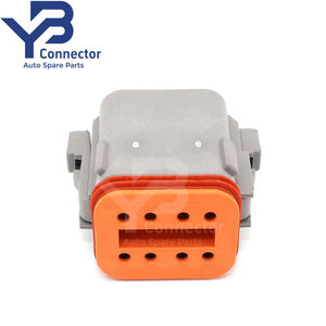 Разъем YB DT06-8S, серия DT, электрический, гнездовой, Deutsch, 8-контактный, для кабеля 0.5мм и 1.0мм - Product Image 3