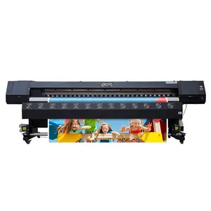 Impresora uv de gran formato, máquina de sublimación de cabezal de impresión eco solvente de 3,2 m, dx5 xp600