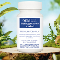 Capsules de gel de l'huile de graines d'onagre pour la santé de la peau et le confort musculo-squelettique 60 capsules