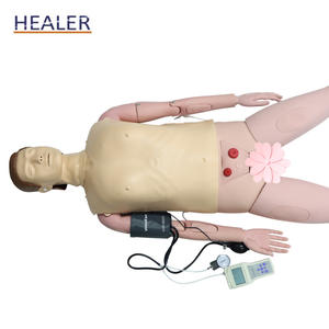 간호사 및 학교 훈련을위한 실물 크기 PVC AED 시뮬레이터 Manikin 전신 주먹 보조 트레이너 의학 항목 - Product Image 2