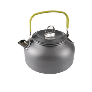 Bouilloire portable en aluminium ultra-légère à accumulation de chaleur, ustensiles de cuisine de camping, ensemble de théière, fournitures de camping en plein air, taxes incluses, DS-308 - Product Image 5