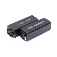 ABCCABLS XLR Audio dispositif d'isolation unique élimine le bruit de courant réduit les filtres de bruit équipement de sonorisation audio au sol commun