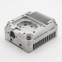Boîtier de composant électronique en aluminium anodisé CZ101, usinage de précision CNC et fabrication de pièces sur mesure, usinage CNC personnalisé