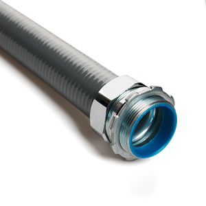 JAR IP68 impermeable de acero galvanizado líquido hermético tubo de conducto metálico ROHS tubo corrugado recubierto de PVC para electricidad - Product Image 2
