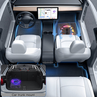 Subwoofer actif ultra-fin de 10 pouces, 800 watts, sous le siège, haut-parleur audio de voiture 12V DC, 200W RMS, nouveau style, subwoofer de 55 mm d'épaisseur