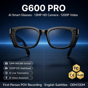 Gafas Inteligentes con IA, Traducción <span class=keywords><strong>Chat</strong></span> GPT, Llamadas ENC, Reproductor de Música, BT Inalámbrico, Grabación de Video de Alta Definición, Cámara Pexie de 1300W - Product Image 1
